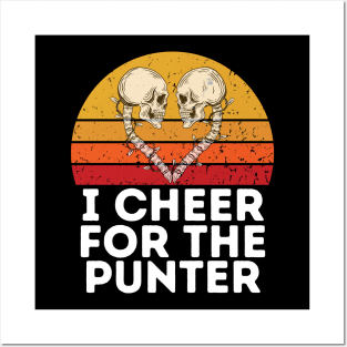 i cheer for the skull Posters and Art